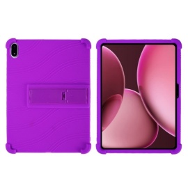 Coverup Siliconen Back Cover met Kickstand - OnePlus Pad 3 Hoesje - Paars