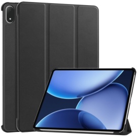 Coverup Tri-Fold Book Case met Wake/Sleep - OnePlus Pad 3 Hoesje - Zwart