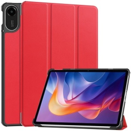 Coverup Tri-Fold Book Case met Wake/Sleep - Xiaomi Redmi Pad 2 Hoesje - Rood