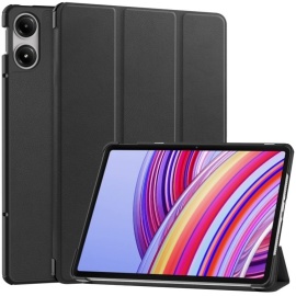 Coverup Tri-Fold Book Case met Wake/Sleep - Xiaomi Redmi Pad Pro Hoesje - Zwart