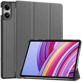 Coverup Tri-Fold Book Case met Wake/Sleep - Xiaomi Redmi Pad Pro Hoesje - Grijs