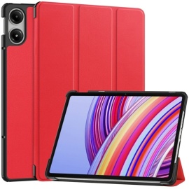 Coverup Tri-Fold Book Case met Wake/Sleep - Xiaomi Redmi Pad Pro Hoesje - Rood
