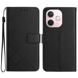 Coverup Rhombus Book Case - OPPO A5 Pro 5G Hoesje - Zwart