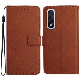 Coverup Rhombus Book Case - OnePlus Nord 5 Hoesje - Bruin
