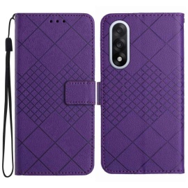 Coverup Rhombus Book Case - OnePlus Nord 5 Hoesje - Paars