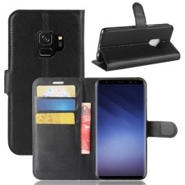 Book Case - Samsung Galaxy S9 Hoesje - Zwart