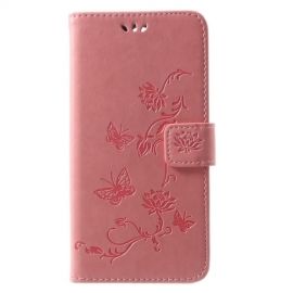 Coverup Bloemen & Vlinders Book Case - Huawei Mate 10 Lite Hoesje - Pink
