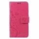 Coverup Bloemen & Vlinders Book Case - Huawei P8 Lite (2017) Hoesje - Roze