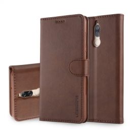 Luxe Book Case - Huawei Mate 10 Lite Hoesje - Donkerbruin