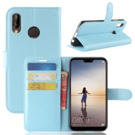 Book Case - Huawei P20 Lite Hoesje - Lichtblauw