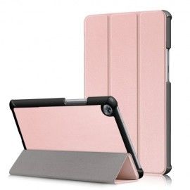 Tri-Fold Book Case - Huawei MediaPad M5 8.4 Hoesje - Rose Gold