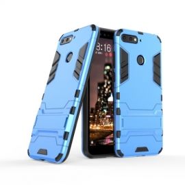 Armor Kickstand Back Cover - Huawei Y6 (2018) Hoesje - Lichtblauw