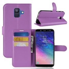 Book Case - Samsung Galaxy A6 (2018) Hoesje - Paars