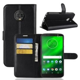 Book Case - Motorola Moto G6 Plus Hoesje - Zwart