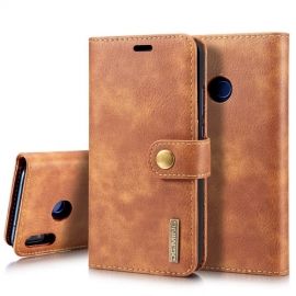 2-in-1 Book Case & Back Cover - Huawei P20 Lite Hoesje - Bruin