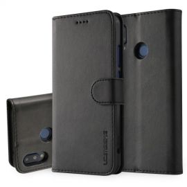 Luxe Book Case - Huawei P20 Lite Hoesje - Zwart