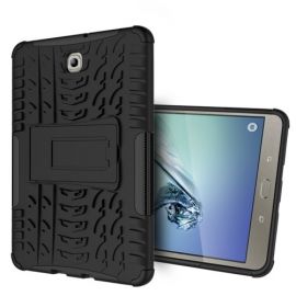 Rugged Kickstand Back Cover - Samsung Galaxy Tab S2 8.0 Hoesje - Zwart