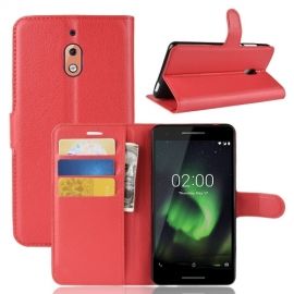 Book Case - Nokia 2.1 Hoesje - Rood