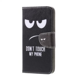 Book Case - Huawei Mate 20 Lite Hoesje - Don't Touch