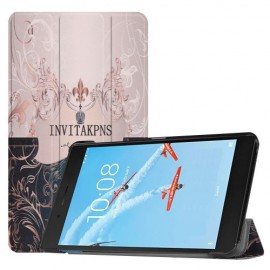 Tri-Fold Book Case Lenovo Tab E7 TB-7104F Hoesje - Invita