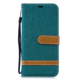 Denim Book Case - Huawei P30 Lite Hoesje - Groen