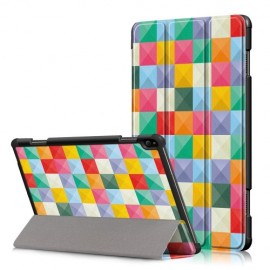 Smart Book Case Lenovo Tab P10 Hoesje - Colour Squares