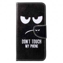 Book Case - Huawei P30 Lite Hoesje - Don't Touch