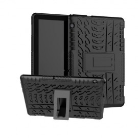 Rugged Kickstand Back Cover - Huawei MediaPad T5 10 Hoesje - Zwart