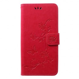 Coverup Bloemen & Vlinders Book Case - Samsung Galaxy A50 / A30s Hoesje - Roze