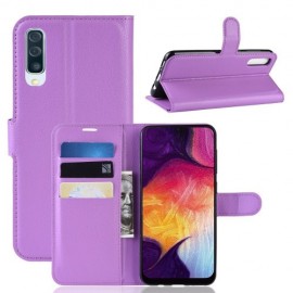 Book Case - Samsung Galaxy A50 / A30s Hoesje - Paars