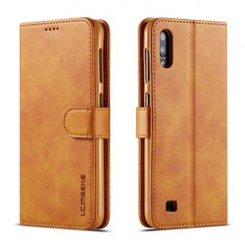 Luxe Book Case - Samsung Galaxy A10 Hoesje - Bruin