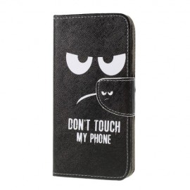 Book Case Samsung Galaxy A10 Hoesje - Don’t Touch