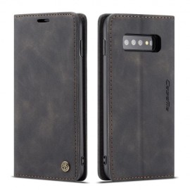 CaseMe Book Case - Samsung Galaxy S10 Hoesje - Zwart