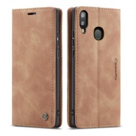 CaseMe Book Case - Samsung Galaxy A20e Hoesje - Bruin