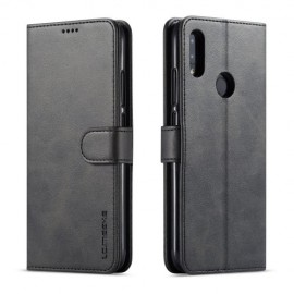 Luxe Book Case - Xiaomi Redmi Note 7 Hoesje - Zwart