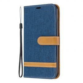 Denim Book Case - iPhone 11 Pro Max Hoesje - Blauw