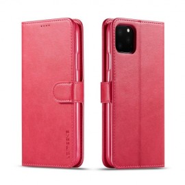 LC.IMEEKE Luxe Book Case - iPhone 11 Pro Hoesje - Rood