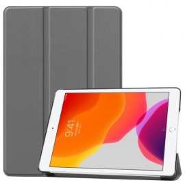 Tri-Fold Book Case met Wake/Sleep - iPad 10.2 Hoesje - Grijs