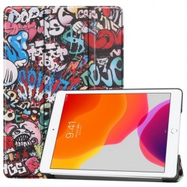 Smart Book Case iPad 10.2 Hoesje - Graffiti