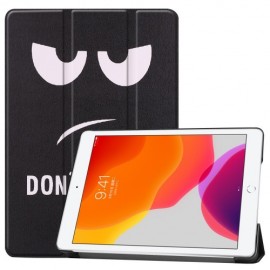Smart Book Case iPad 10.2 Hoesje - Don't Touch