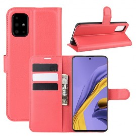 Book Case - Samsung Galaxy A51 Hoesje - Rood