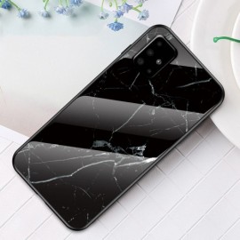 Marble Glass Back Cover - Samsung Galaxy A51 Hoesje