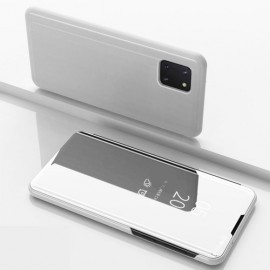 Mirror View Case - Samsung Galaxy Note 10 Lite Hoesje - Grijs