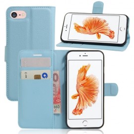 Book Case - iPhone SE (2022/2020), iPhone 8 / 7 Hoesje - Lichtblauw