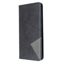 Geometric Book Case - Samsung Galaxy S20 Plus Hoesje - Zwart