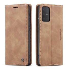 CaseMe Book Case - Samsung Galaxy S20 Hoesje - Bruin