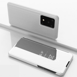 Mirror View Case - Samsung Galaxy S20 Ultra Hoesje - Grijs