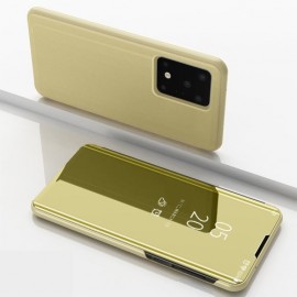 Mirror View Case - Samsung Galaxy S20 Ultra Hoesje - Goud