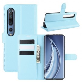 Book Case - Xiaomi Mi 10 Pro Hoesje - Lichtblauw