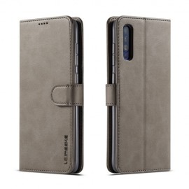 LC.IMEEKE Luxe Book Case - Samsung Galaxy A50 / A30s Hoesje - Grijs